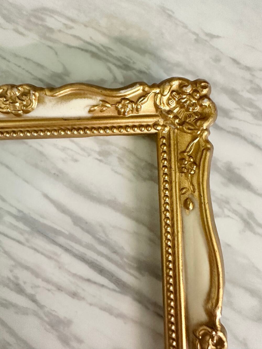 French baroque frame vintage 5x7 gold scrolling Victorian romantic home decor